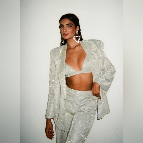 SLA the Label Paloma Blazer in Gold (NWT) - Picture 4 of 9